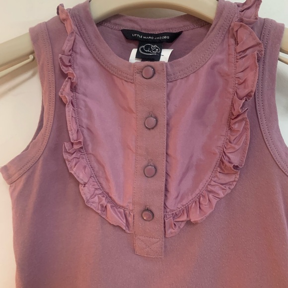 Little Marc Jacobs Cotton Frill Trim Tank - Picture 3 of 6